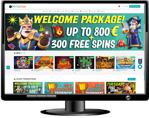 Merlin Casino Website