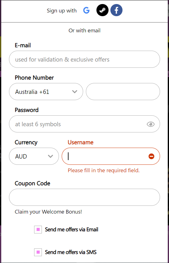 Claim 50 Free Spins - Step 3