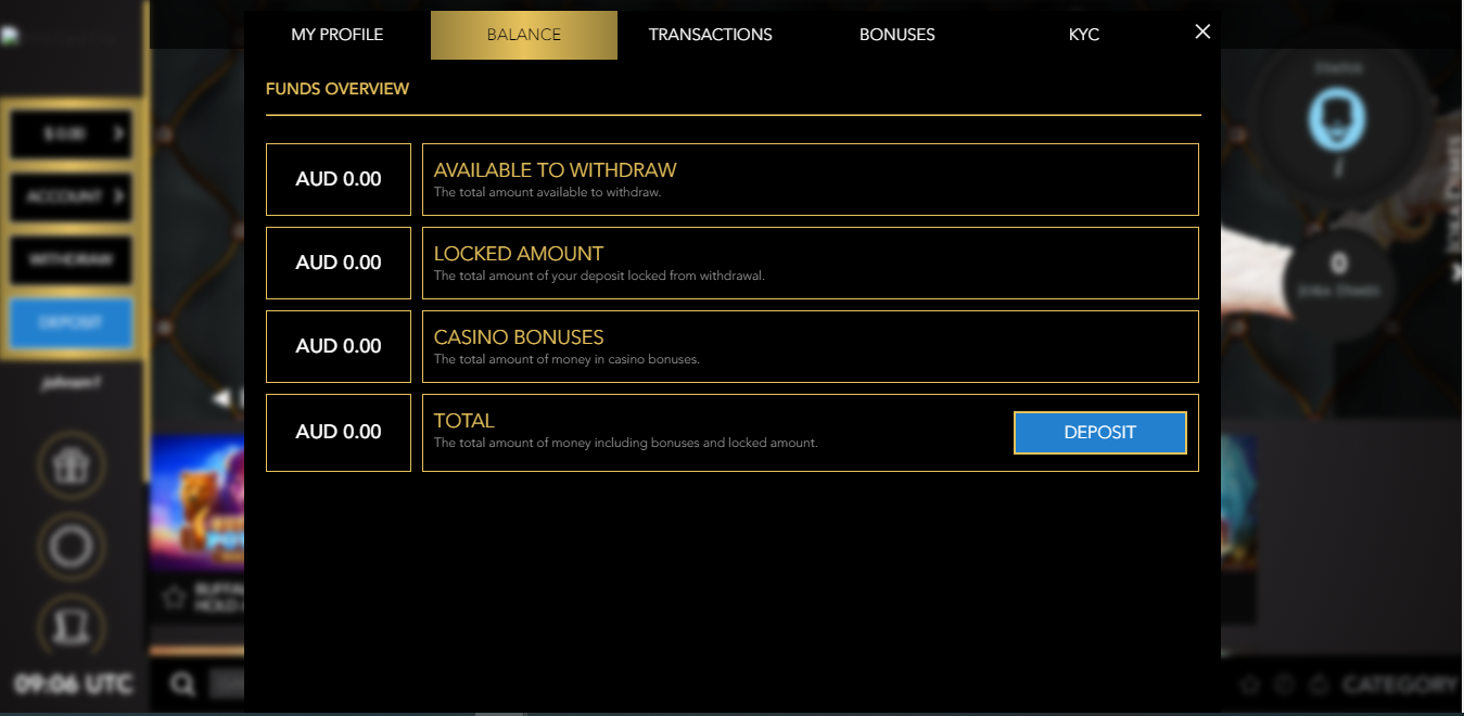 Cash and Bonus Balances